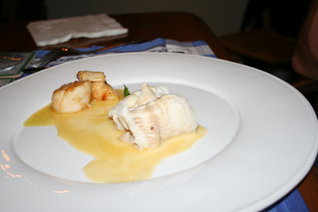 Petrale Sole & Scallops in Prosecco Butter