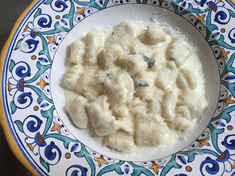 Potato Gnocchi with Butter & Sage