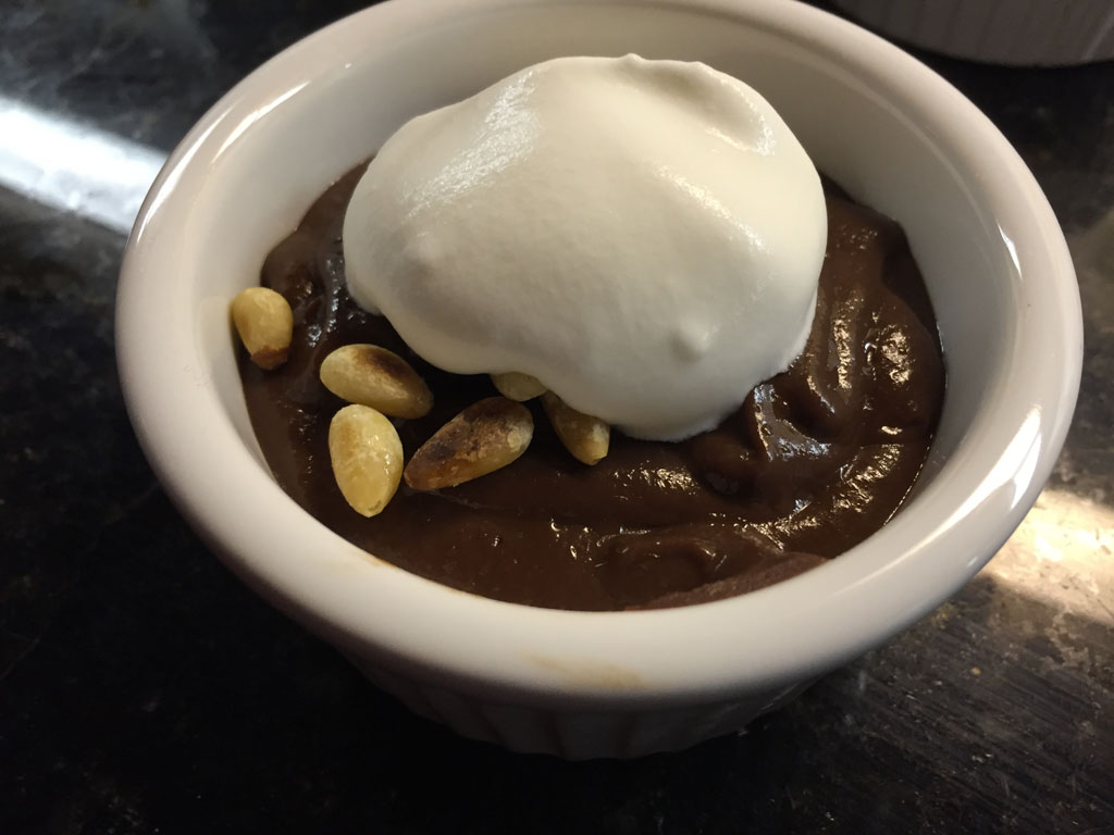 Sanguinaccio — Neapolitan Chocolate Budino