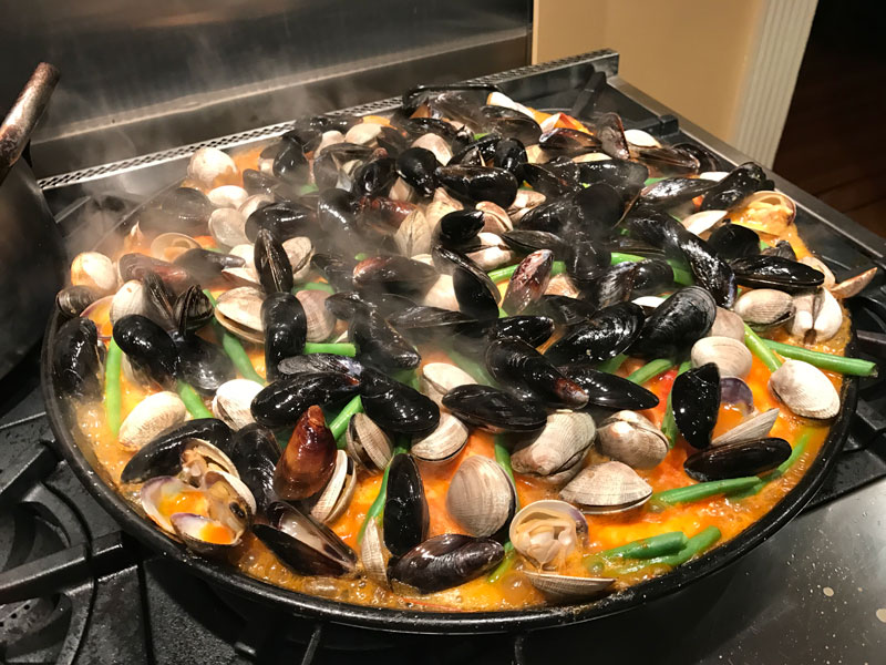 Spanish Seafood Paella