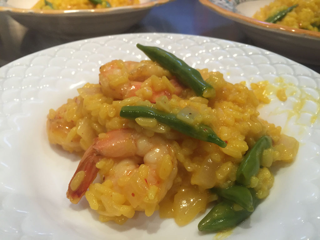 Saffron risotto